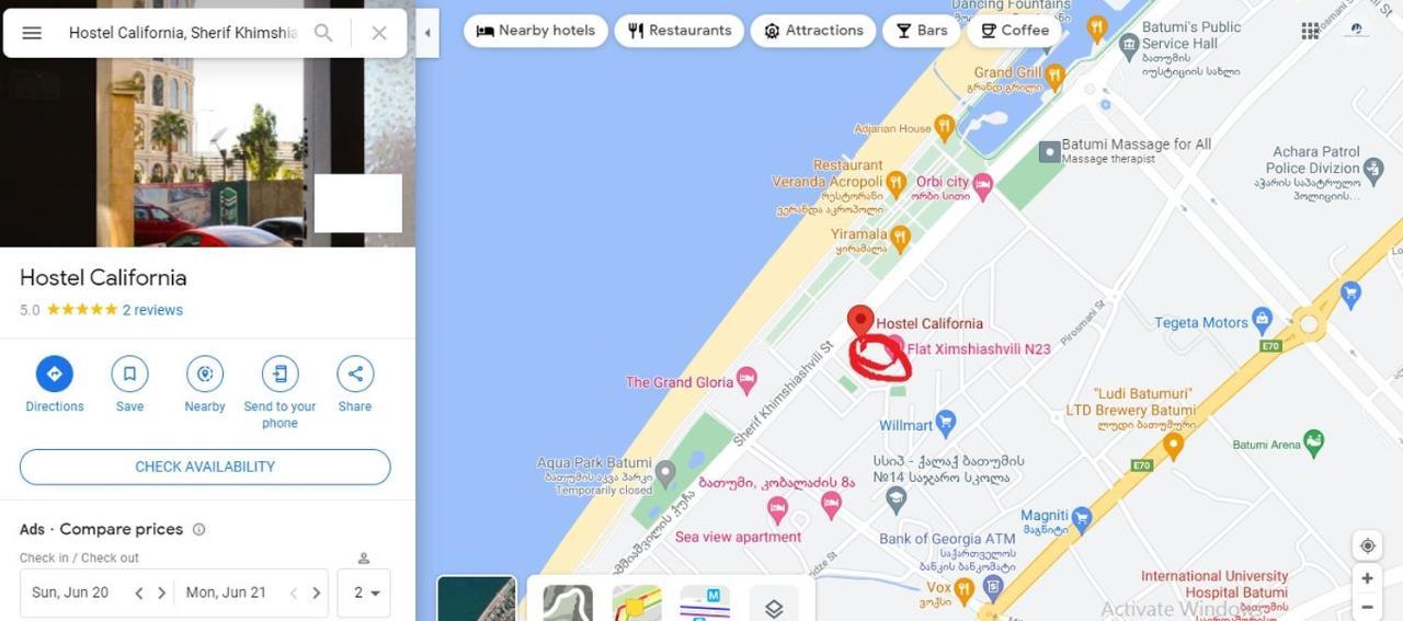 Hostel California باتومي المظهر الخارجي الصورة